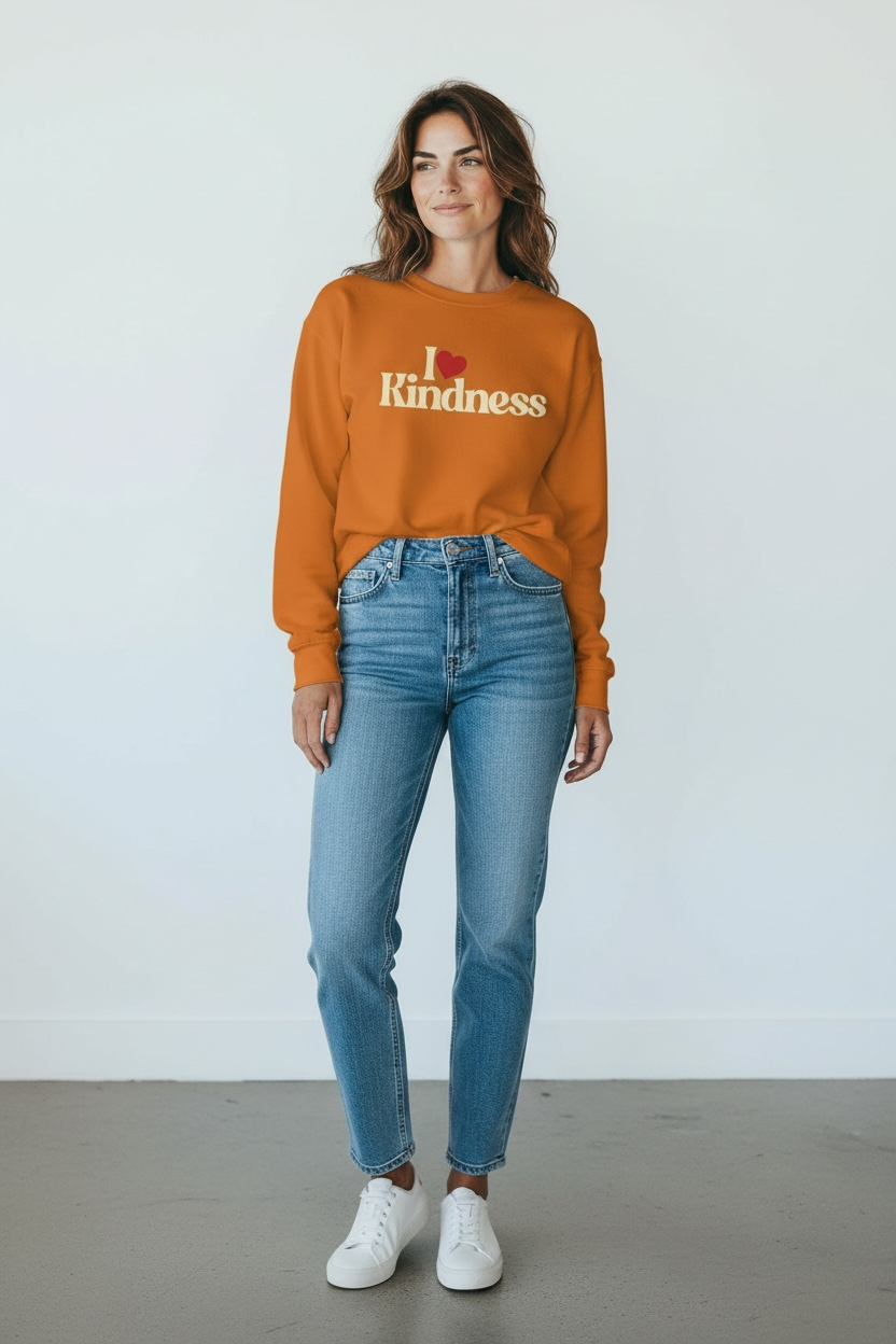 I Heart Kindness Premium Sweatshirt