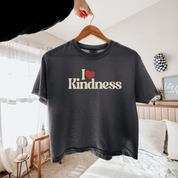 I Heart Kindness Women’s Heavyweight Boxy Crop Tee