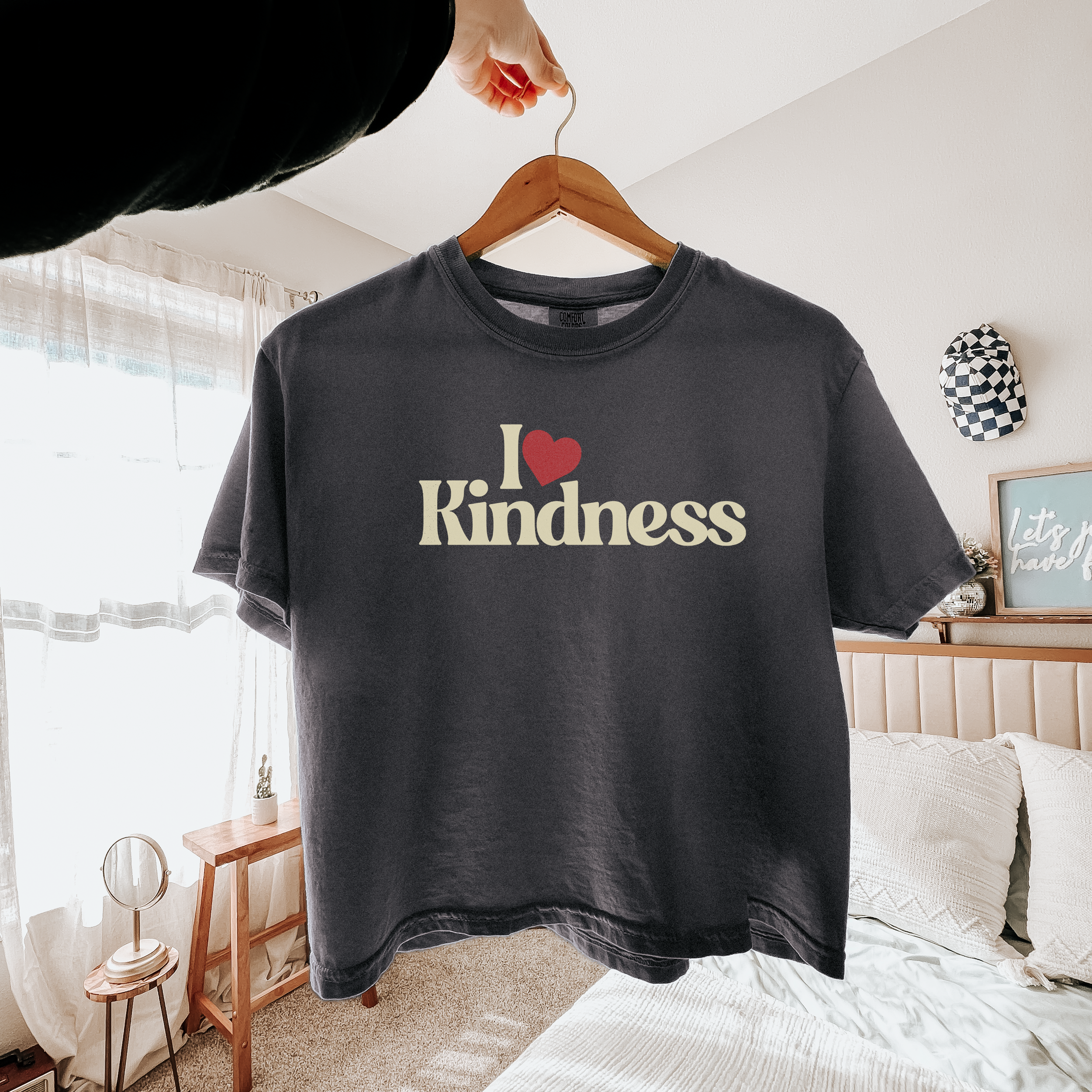 I Heart Kindness Women’s Heavyweight Boxy Crop Tee