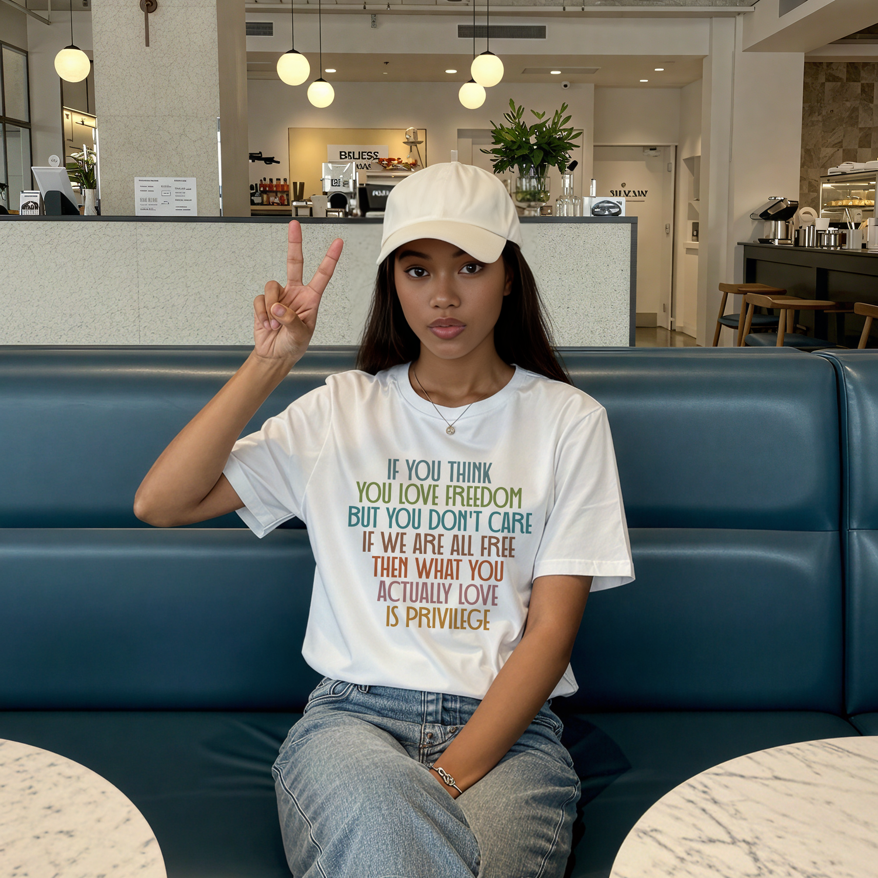 If You Think You Love Freedom T-Shirt | Actually Love Privilege