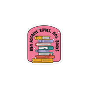 Ban Assault Rifles Not Books Sticker
