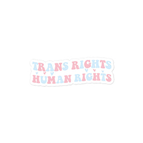 Trans Rights Are Human Rights Sticker