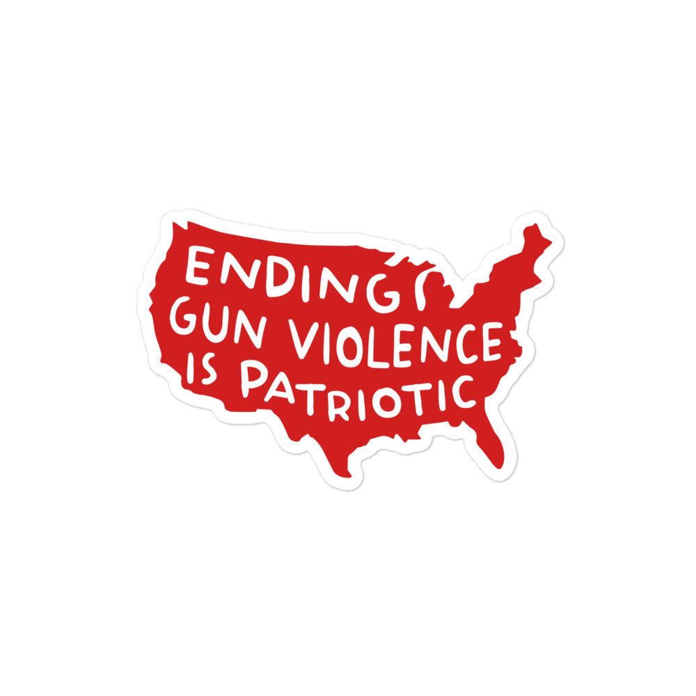 Ending Gun Violence is Patriotic Sticker
