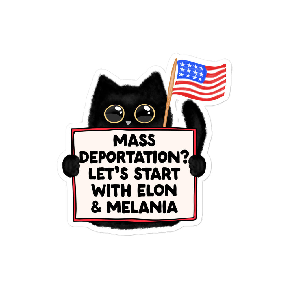 Mass Deportation Sticker – March For The Movement