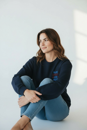 Make America Kind Again Premium Embroidered Sweatshirt