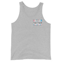 They/Them Pronouns Trans Pride Unisex Tank Top