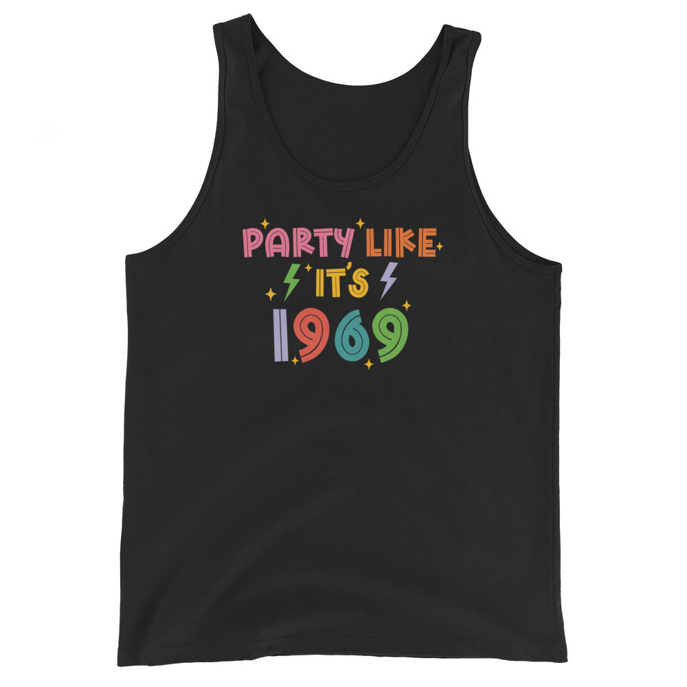 Party Like It's 1969 Pride Unisex Tank Top