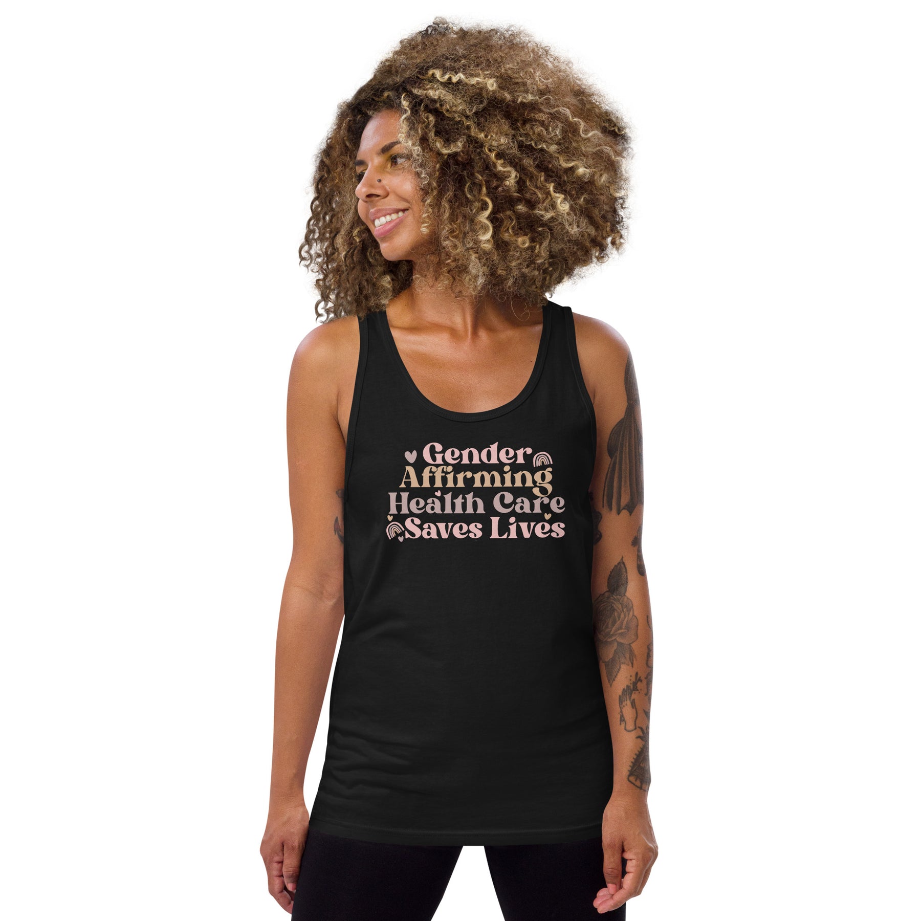 Gender Affirming Healthcare Saves Lives Unisex Tank Top