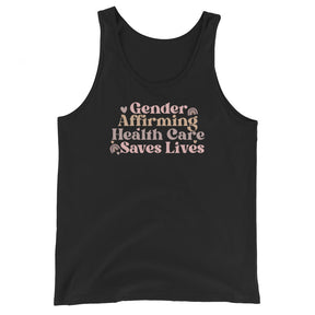 Gender Affirming Healthcare Saves Lives Unisex Tank Top