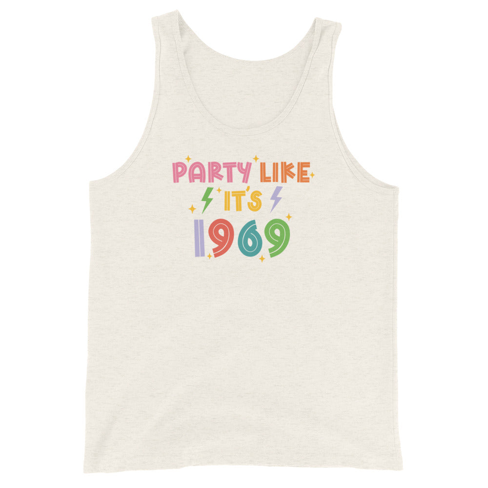 Party Like It's 1969 Pride Unisex Tank Top