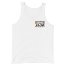 She Her Pronouns Pride Unisex Tank Top