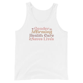 Gender Affirming Healthcare Saves Lives Unisex Tank Top