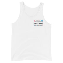 They/Them Pronouns Trans Pride Unisex Tank Top