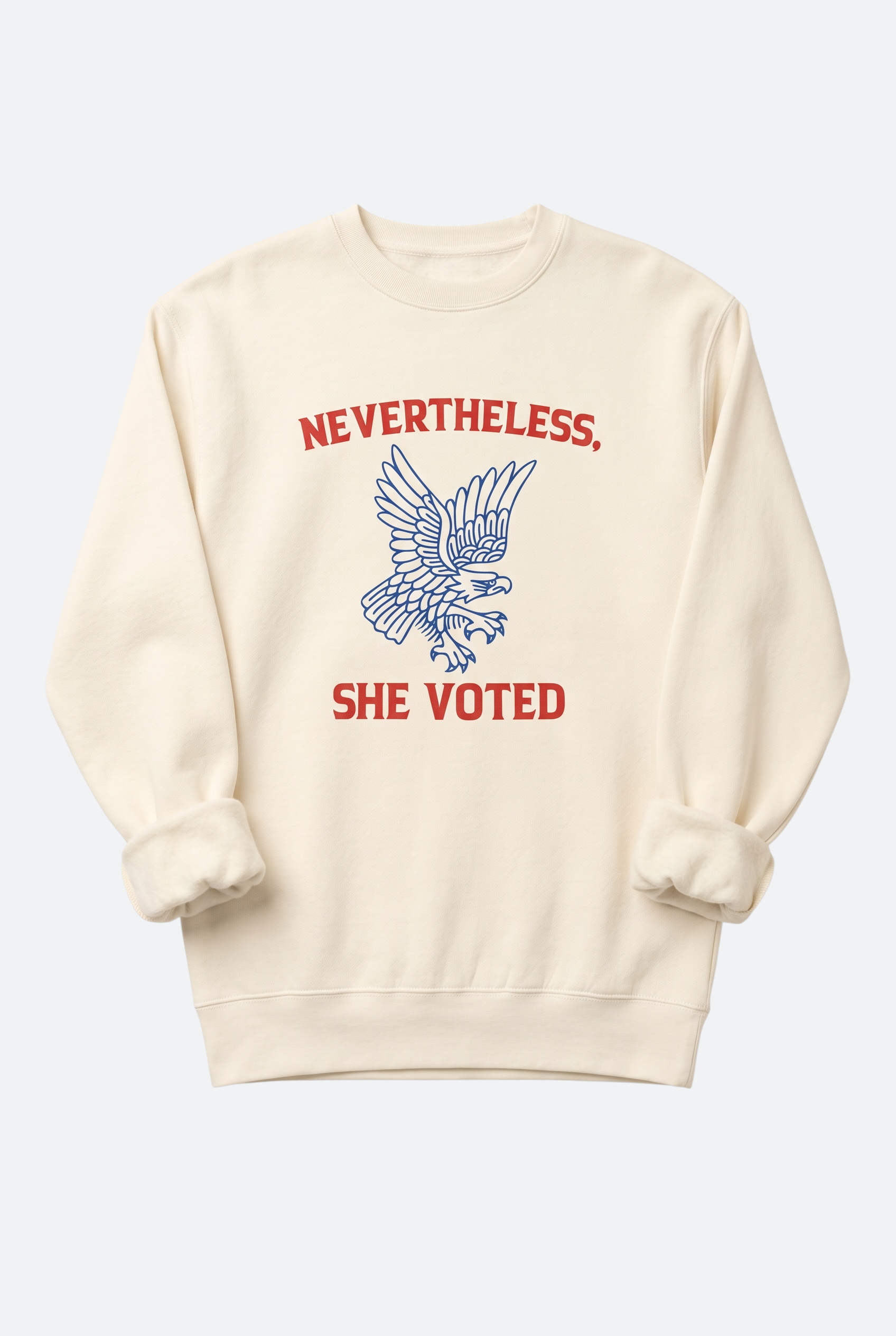 Nevertheless She Voted Premium Crew Neck Sweatshirt