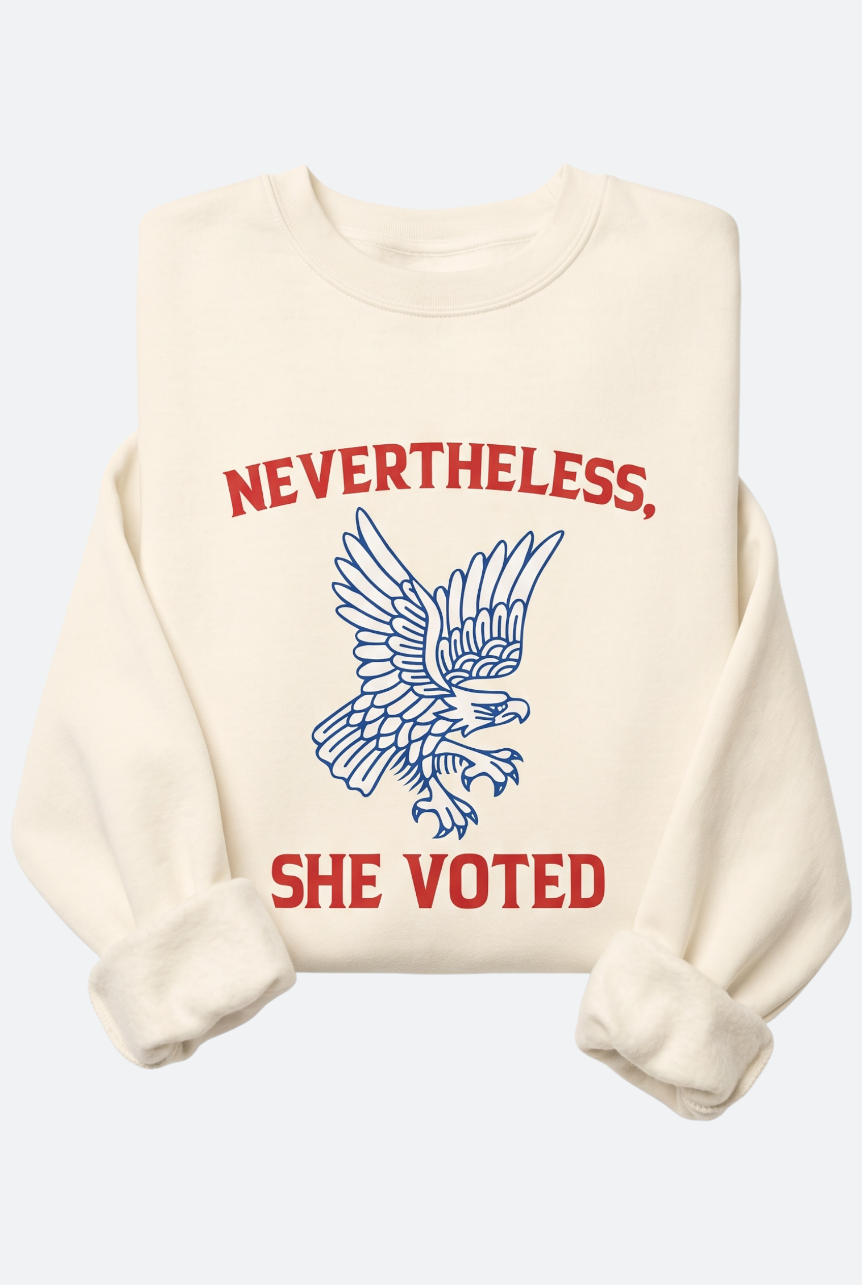 Nevertheless She Voted Premium Crew Neck Sweatshirt