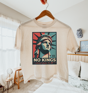 NO KINGS — Women's Heavyweight Boxy Crop Tee
