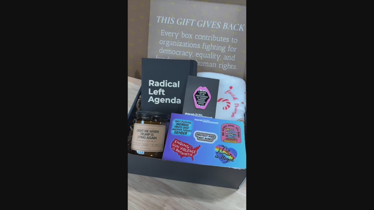 FDT Holiday Gift Box – Progressive Feminist Christmas Gift for Activists, Democrats & Anti-Trump Friends