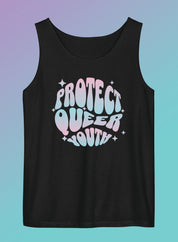Protect Queer Youth - Unisex Garment-Dyed Tank Top