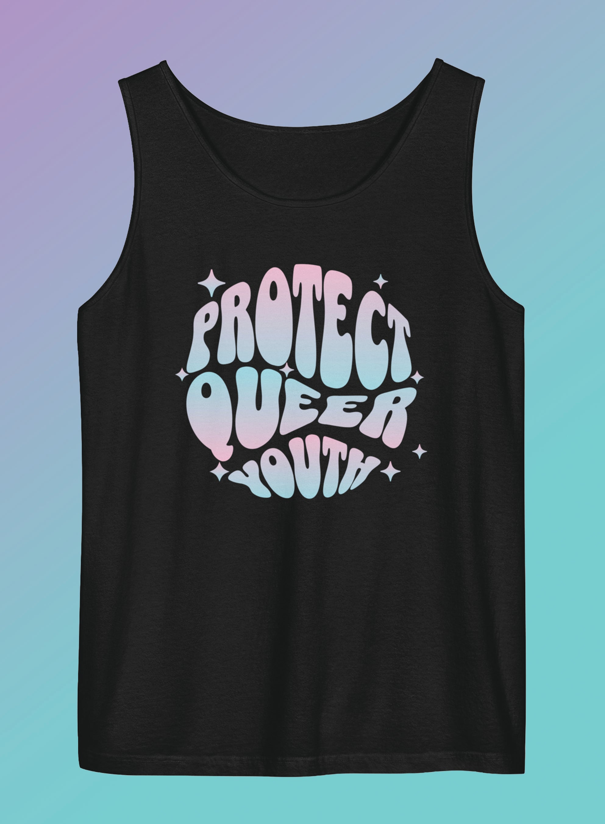 Protect Queer Youth - Unisex Garment-Dyed Tank Top