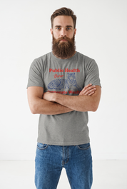 Public Health Over Corporate Wealth Triblend T-shirt