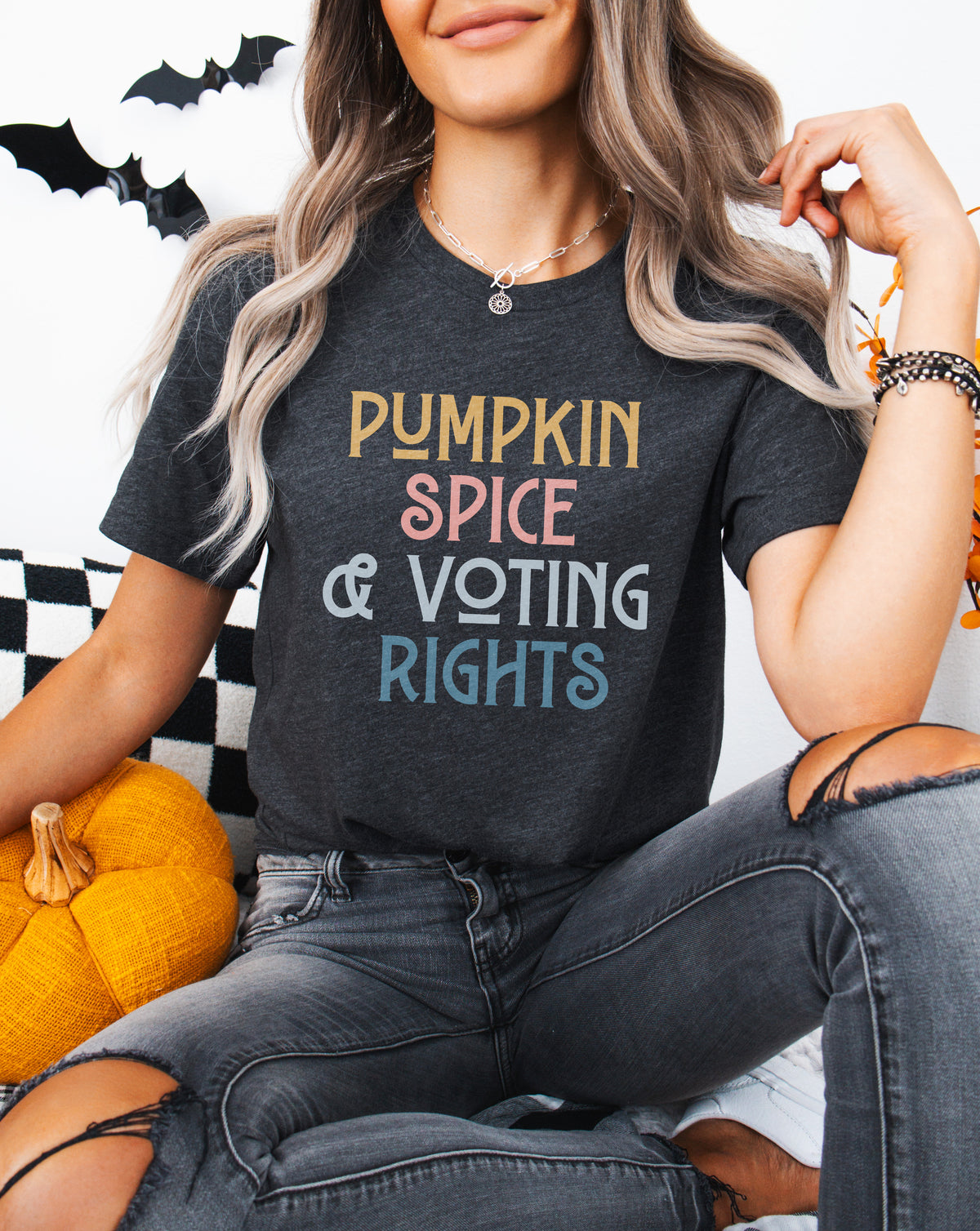 Pumpkin Spice & Voting Rights T-Shirt