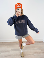 Pumpkin Spice and Human Rights Premium Sweatshirt