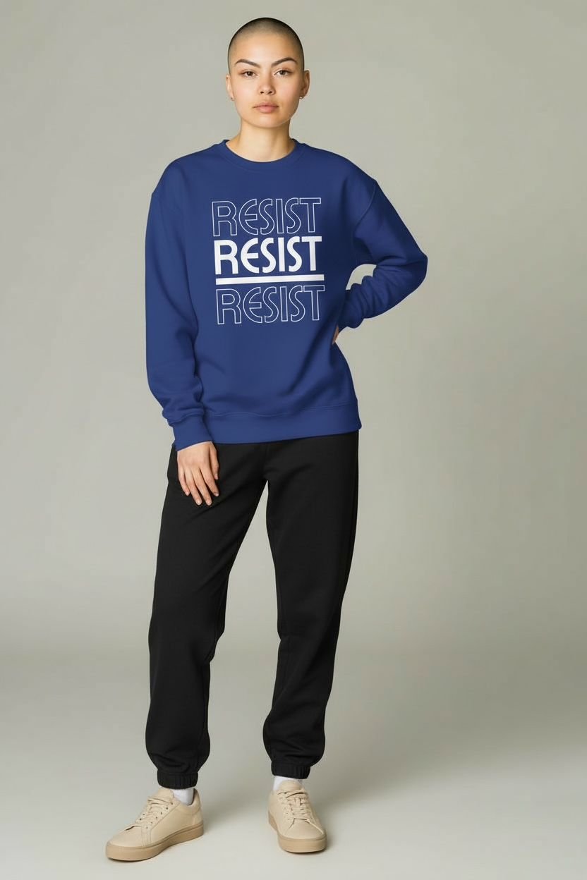 RESIST - Premium Unisex Crew Neck Sweatshirt