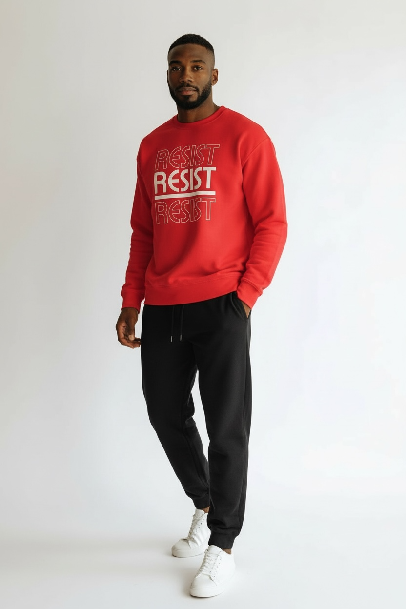 RESIST - Premium Unisex Crew Neck Sweatshirt