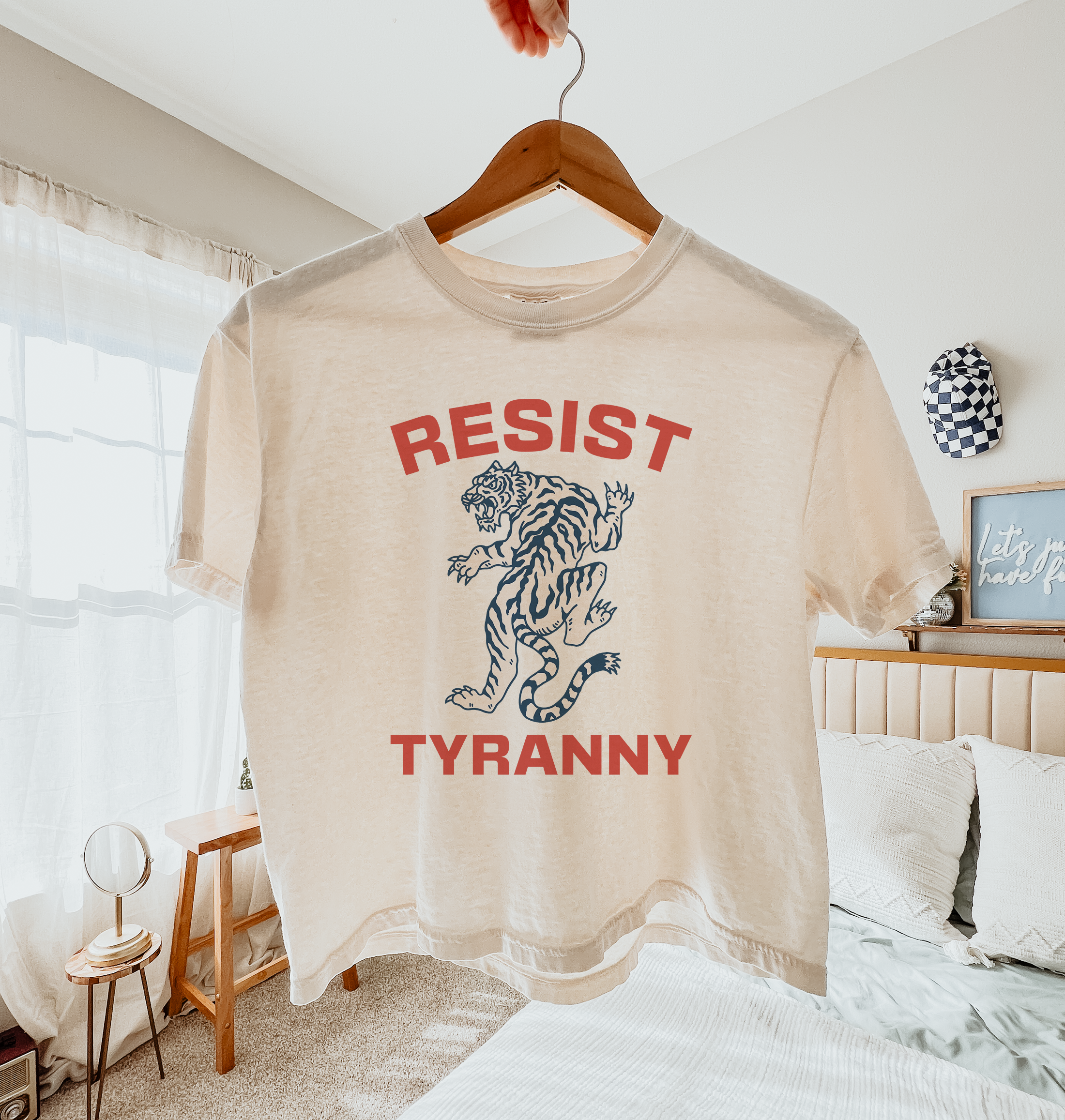 Resist Tyranny — Women's Heavyweight Boxy Crop Tee