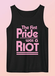 The First Pride Was a Riot — Unisex Pride Tank Top