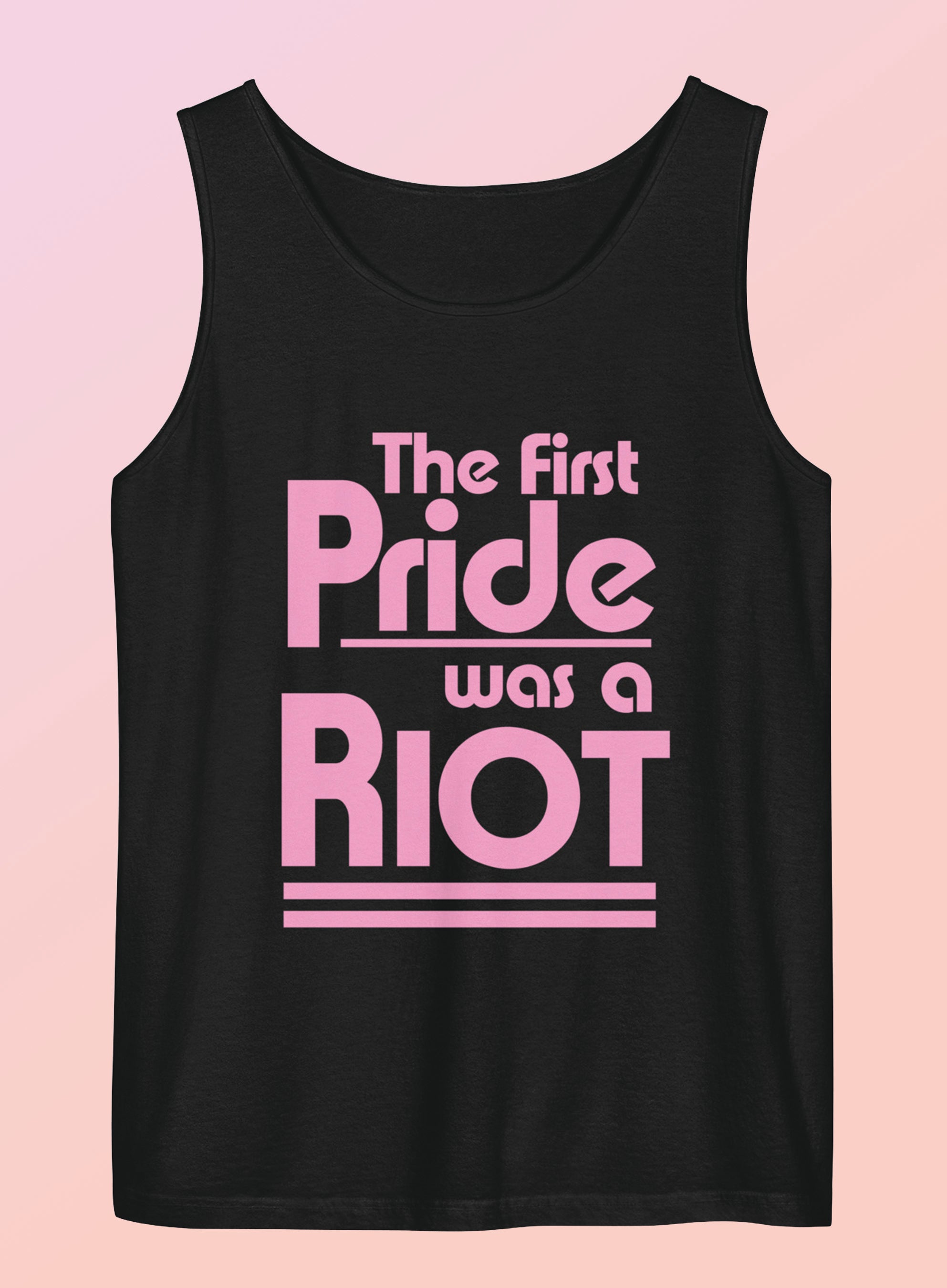 The First Pride Was a Riot — Unisex Pride Tank Top