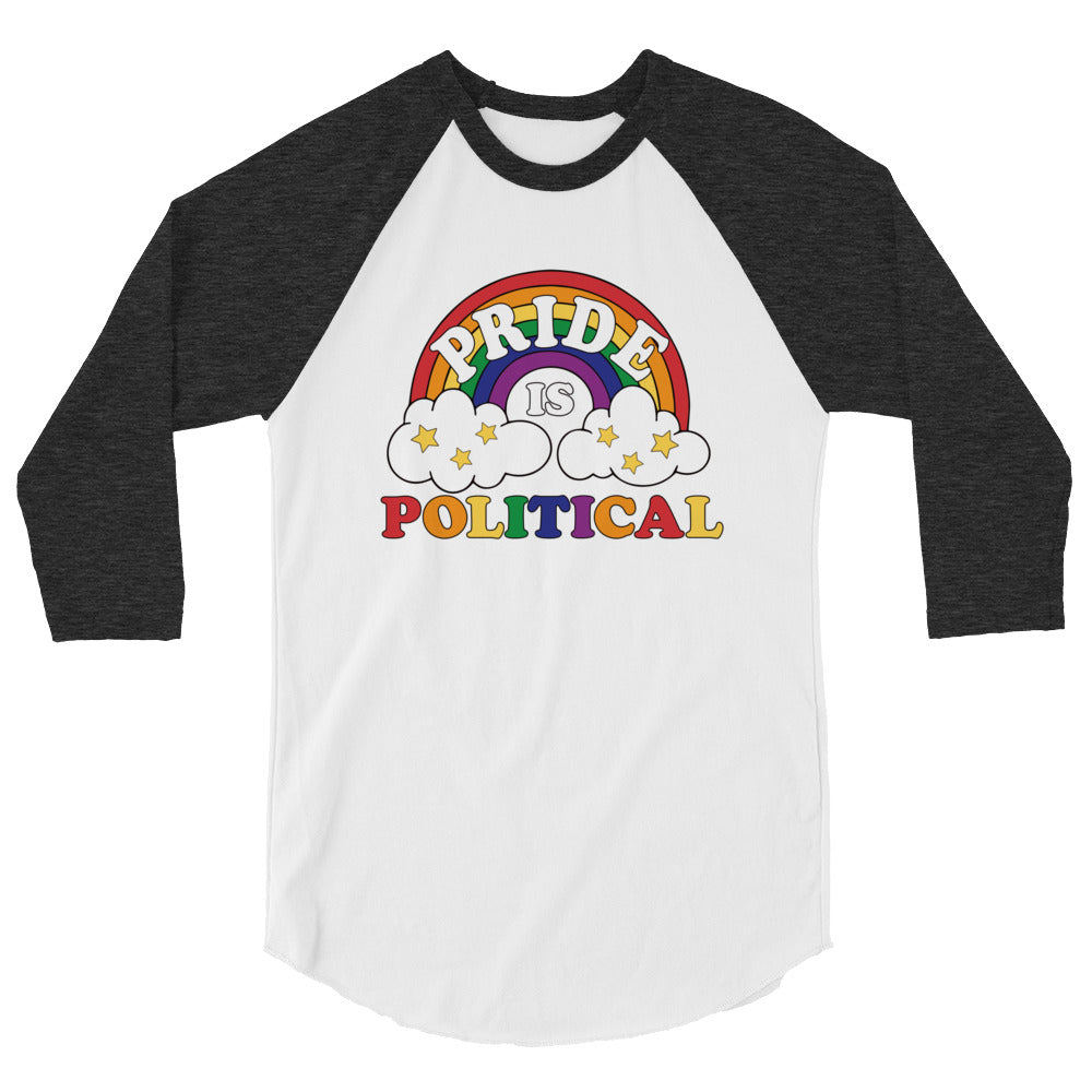 Pride is Political Baseball Tee