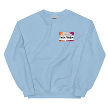 They/Them Pronouns Lesbian Pride Sweatshirt