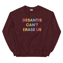 DeSantis Can't Erase Us Sweatshirt