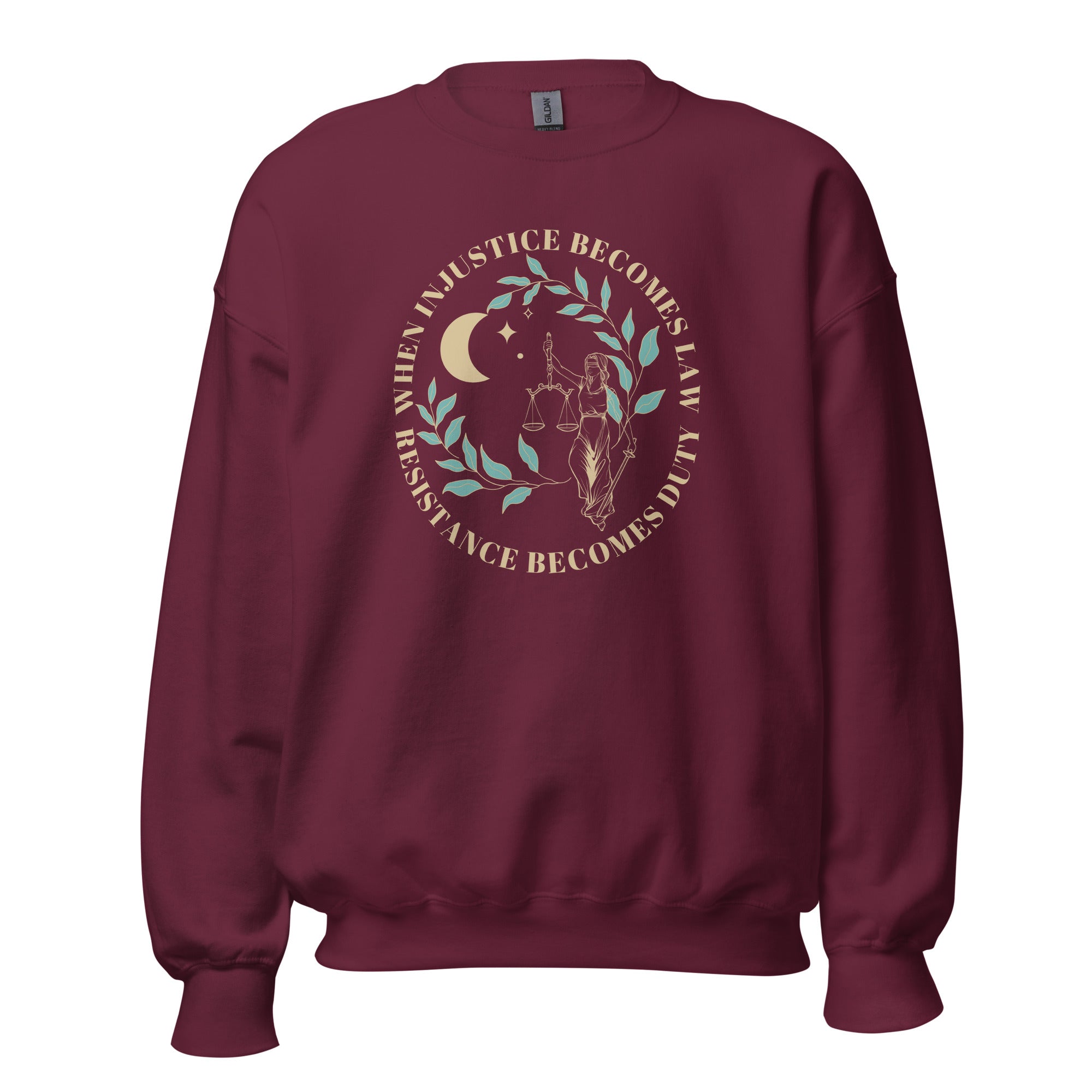 When Injustice Becomes Law Sweatshirt