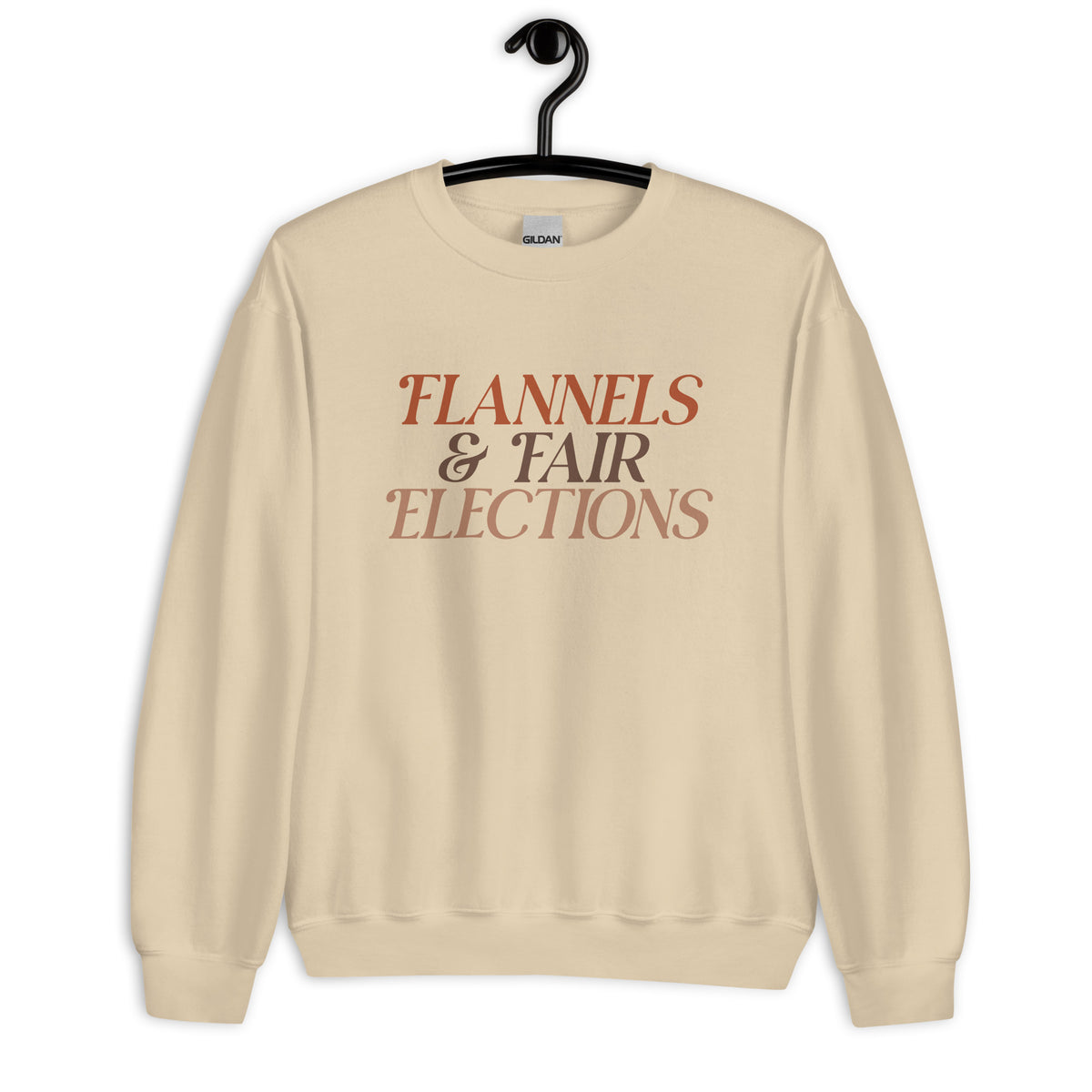 Flannels and Fair Elections Sweatshirt