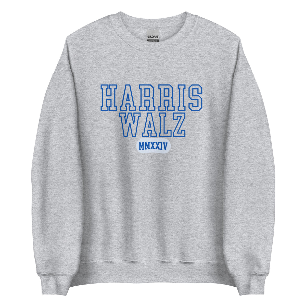 Kamala Harris Tim Walz MMXXIV Throwback Gym Sweatshirt