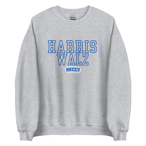 Kamala Harris Tim Walz MMXXIV Throwback Gym Sweatshirt