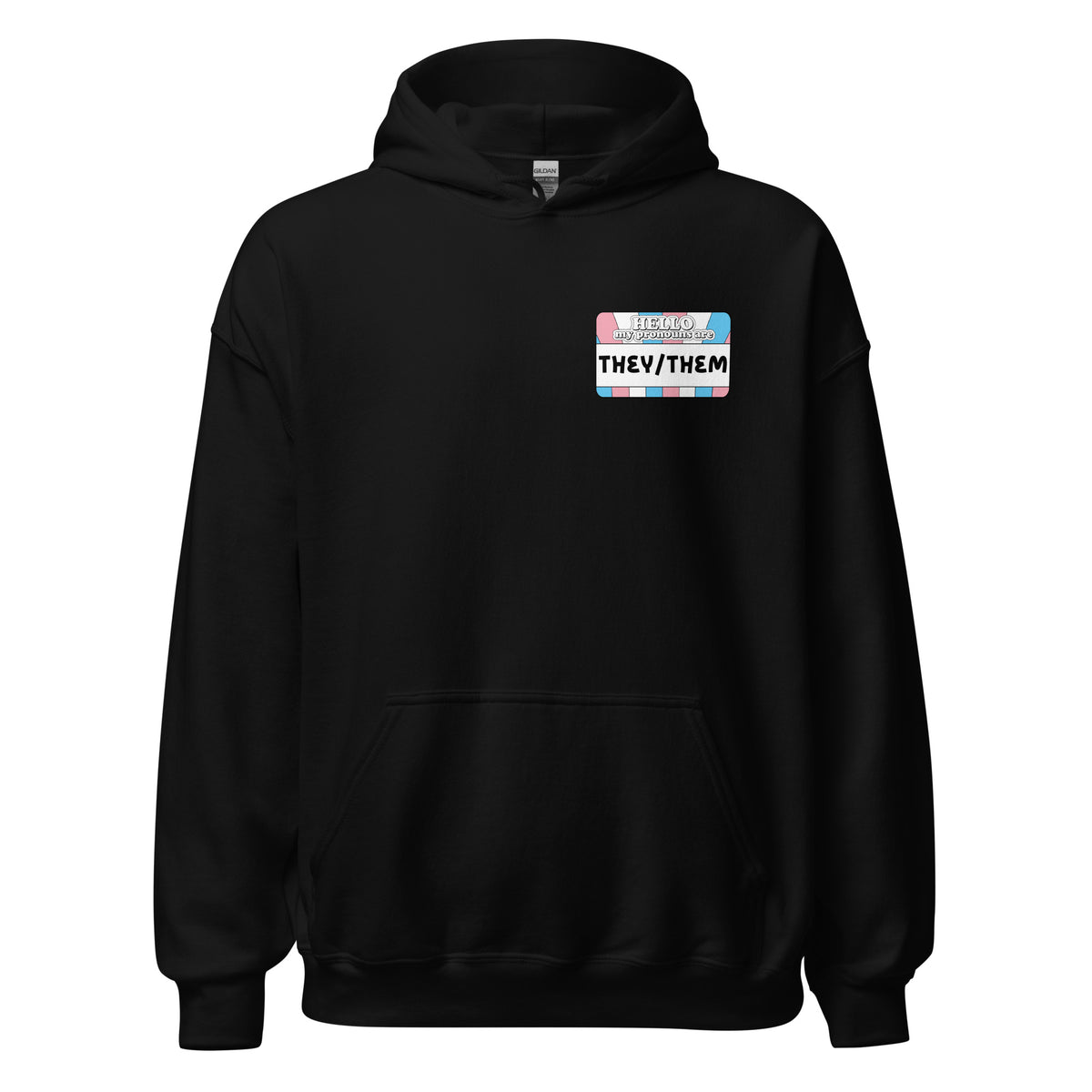 They/Them Pronouns Trans Pride Hoodie