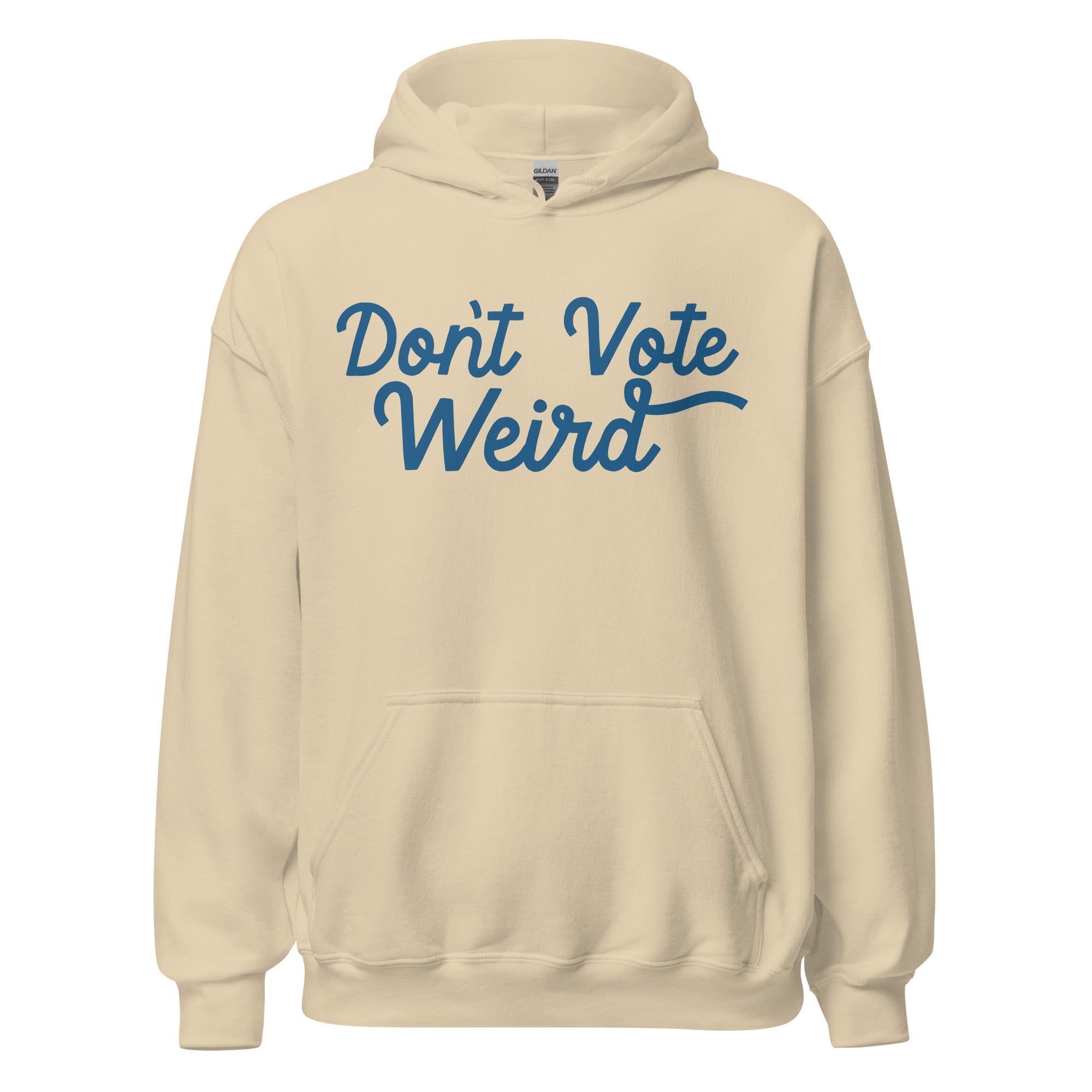Don't Vote Weird Super Soft Cozy Hoodie | Harris Walz 2024