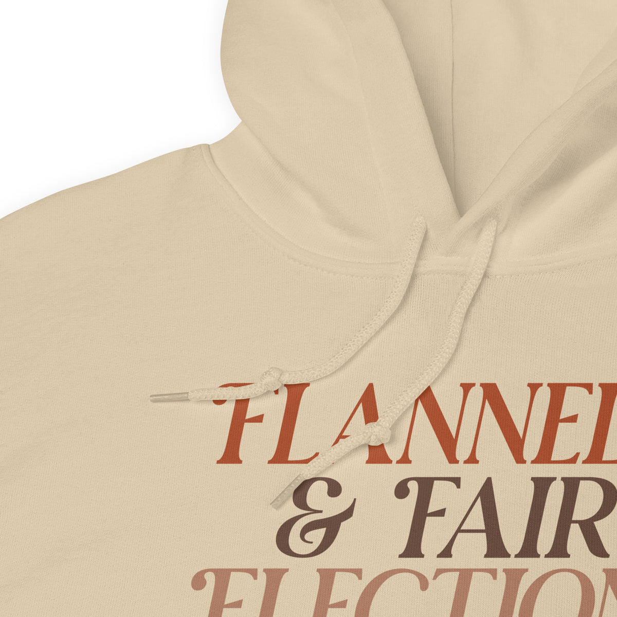 Flannels and Fair Elections Hoodie