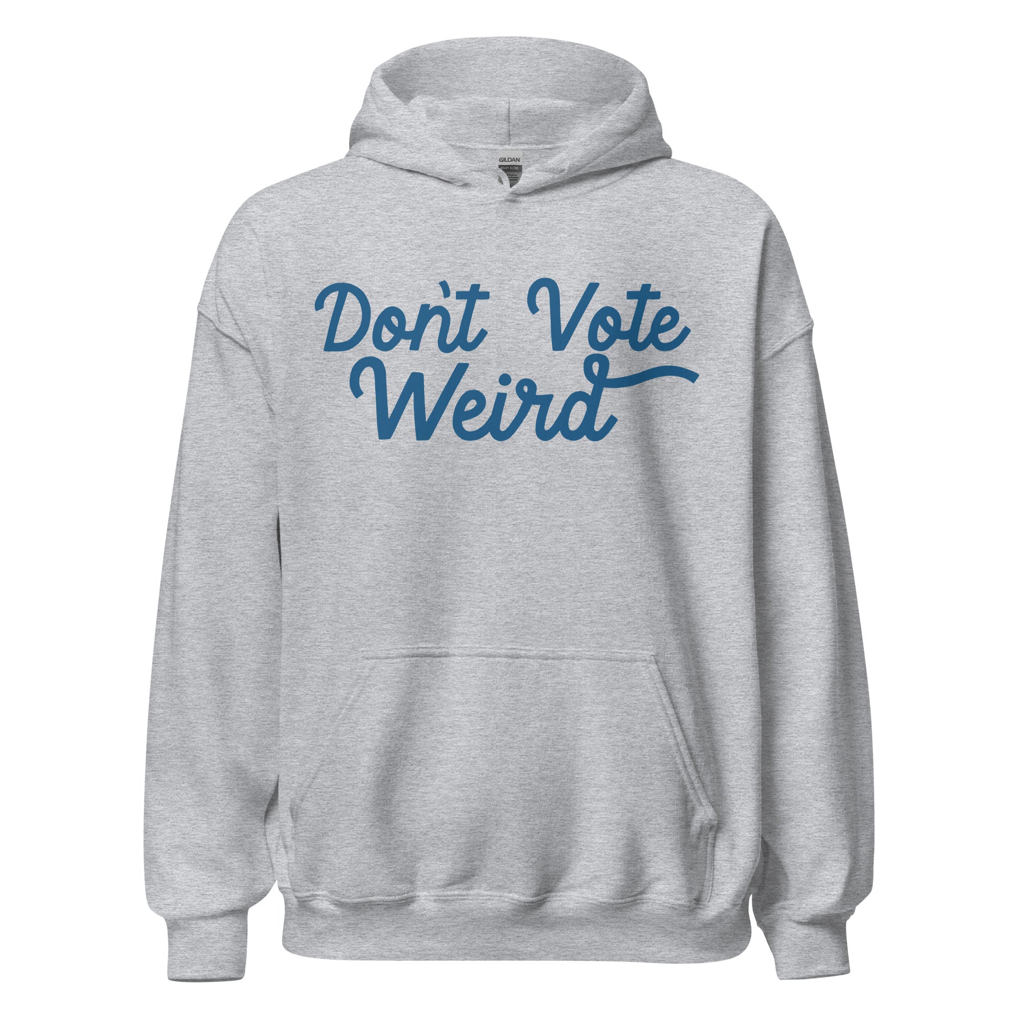 Don't Vote Weird Super Soft Cozy Hoodie | Harris Walz 2024