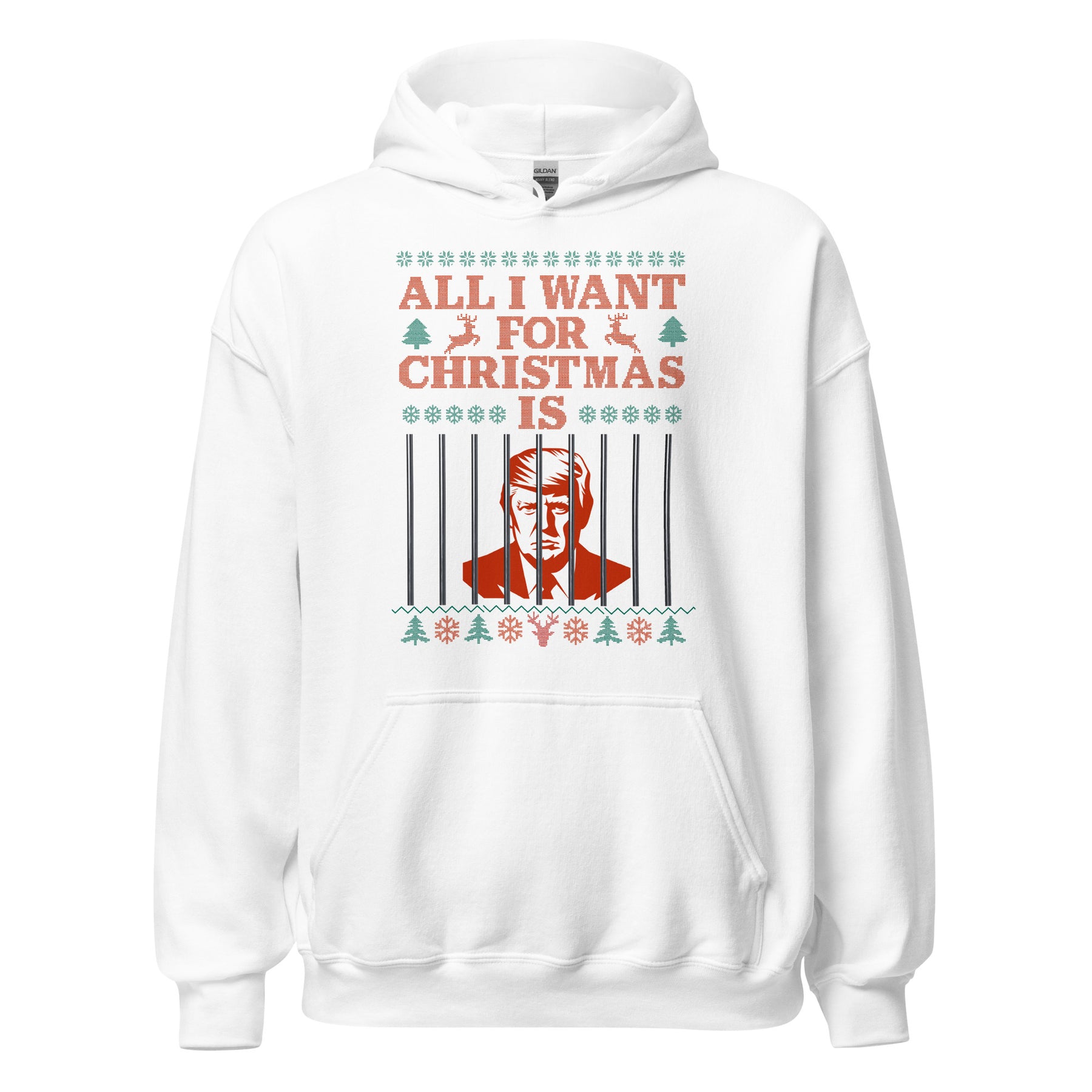All I Want For Christmas is Trump in Jail Hoodie