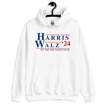 Kamala Harris Tim Walz We Are Not Going Back Unisex Hoodie