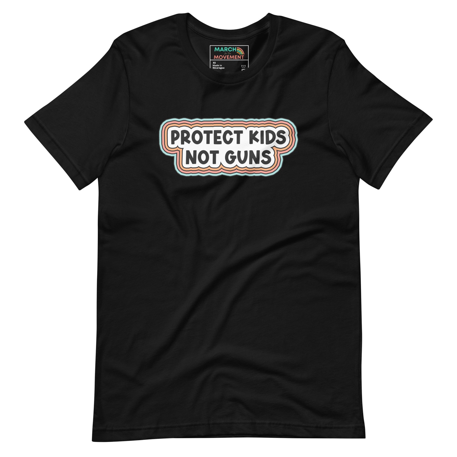 Protect Kids Not Guns Retro T-Shirt