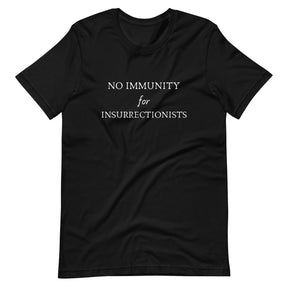 No Immunity for Insurrectionists T-Shirt