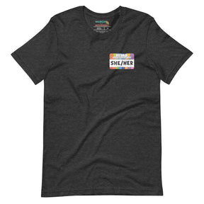 She Her Pronouns Pride T-Shirt