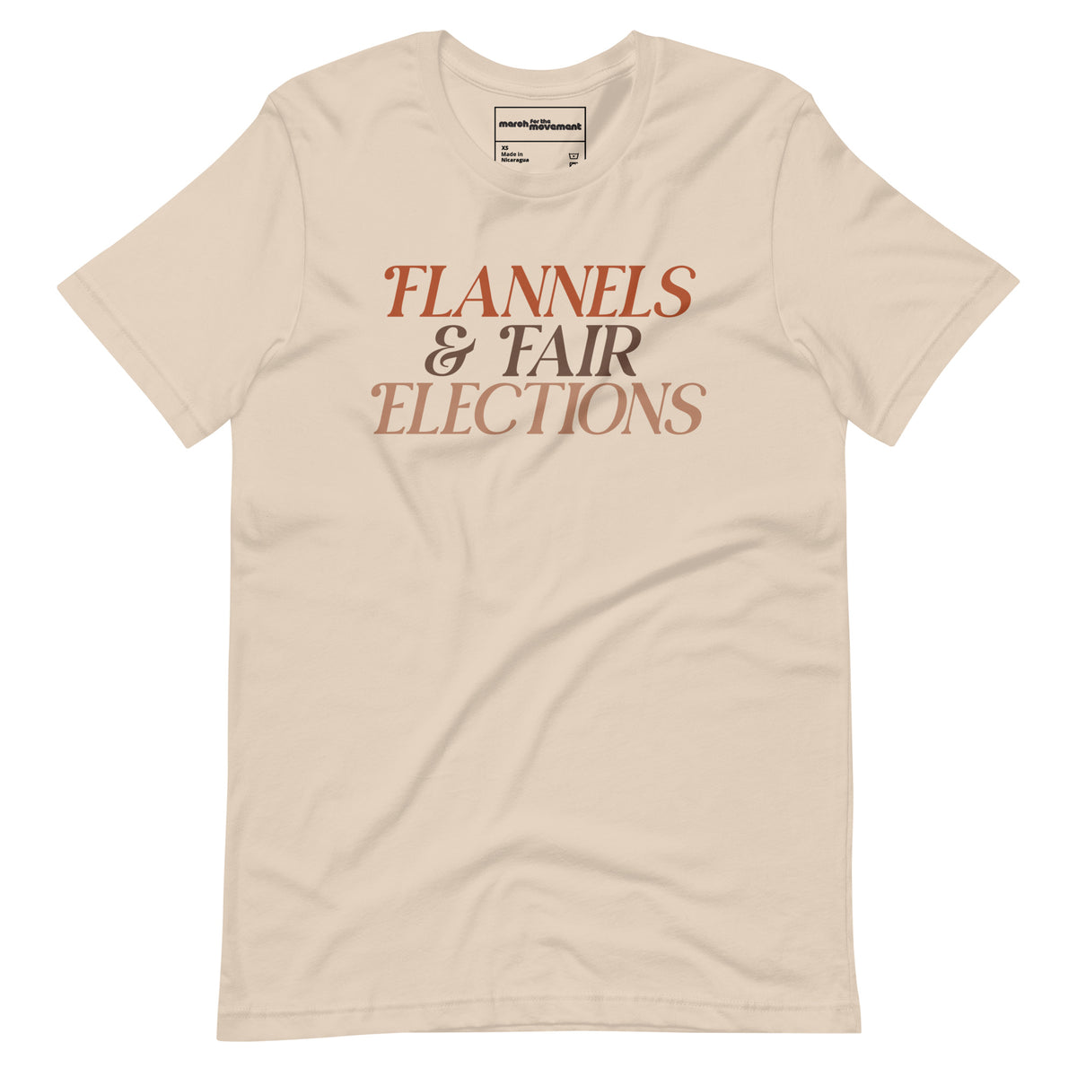 Flannels and Fair Elections T-Shirt