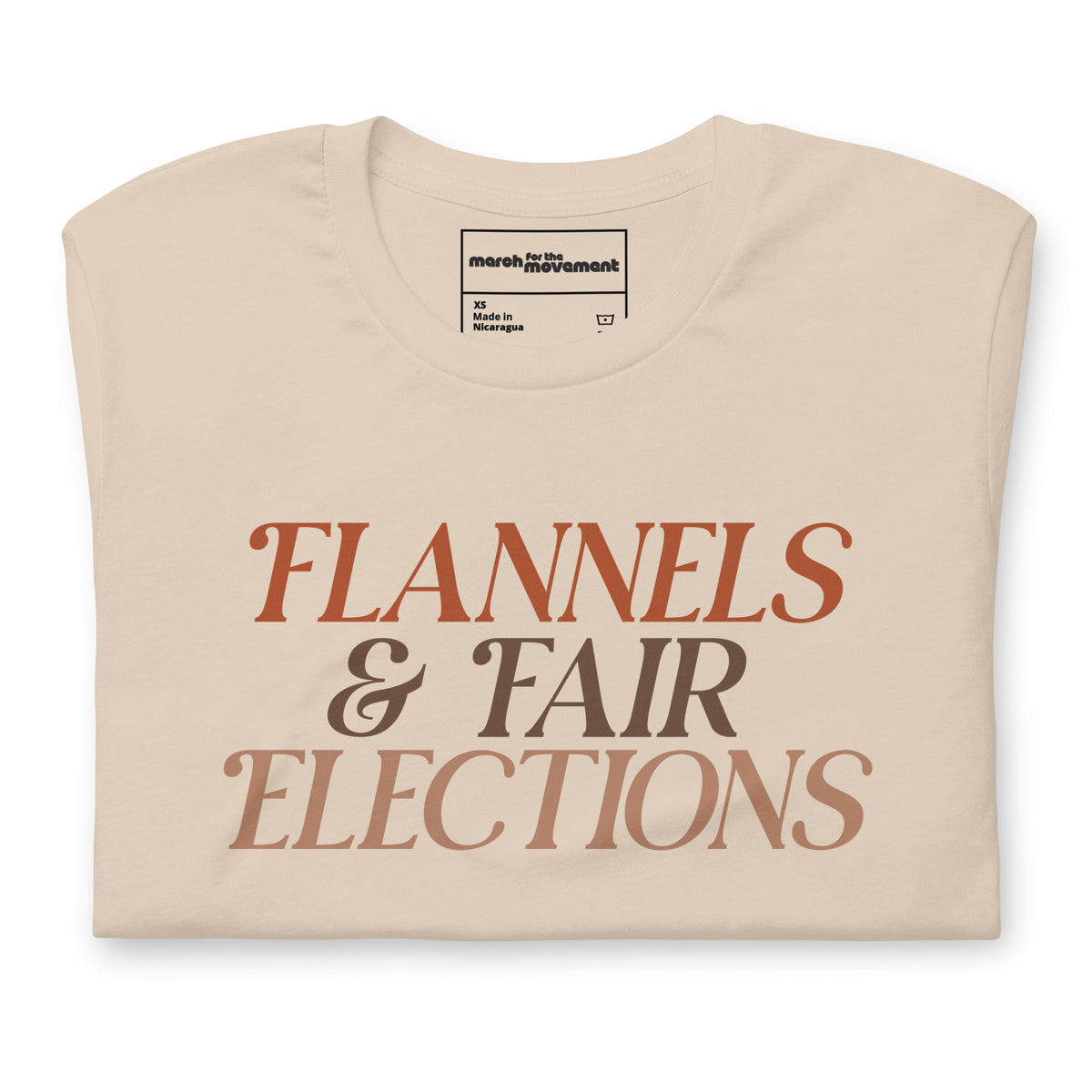 Flannels and Fair Elections T-Shirt