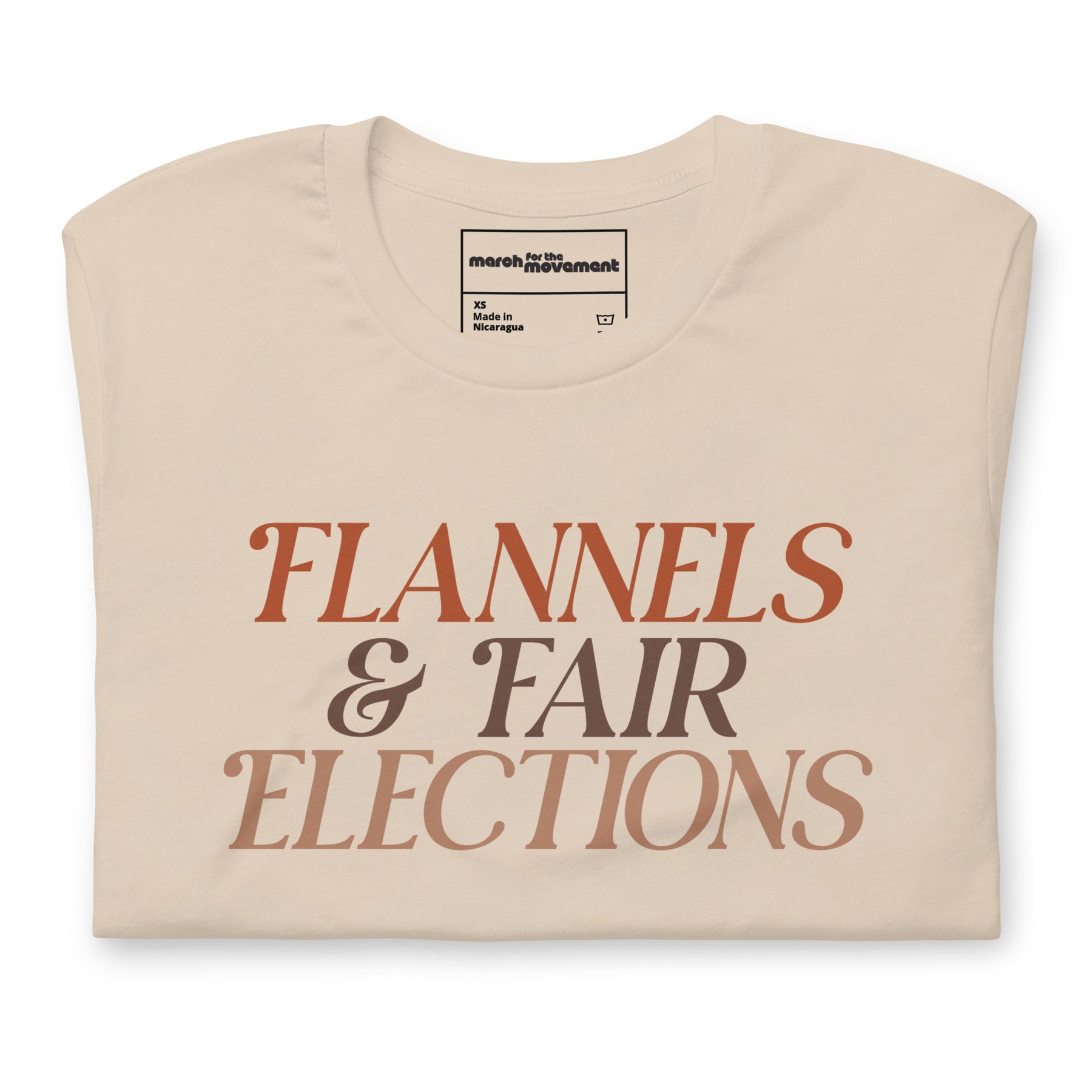 Flannels and Fair Elections T-Shirt